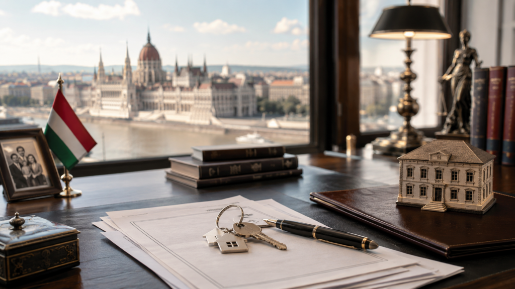 Hungarian probate lawyer assisting foreign heirs with estate documents, property keys and inheritance matters in Hungary