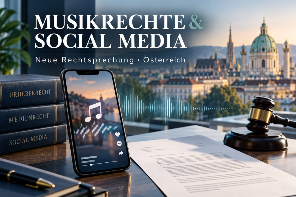SoundGuardian Abmahnung Österreich – Urheberrecht und Lizenzforderungen bei Musiknutzung auf Instagram und TikTok